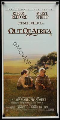 9j845 OUT OF AFRICA Aust daybill '85 Robert Redford & Meryl Streep, directed by Sydney Pollack!