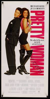9j856 PRETTY WOMAN Aust daybill '90 sexiest prostitute Julia Roberts loves wealthy Richard Gere!