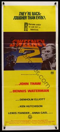 9j939 SWEENEY 2 Aust daybill '78 John Thaw, Dennis Waterman, Denholm Elliot!