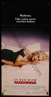 9j958 TRUTH OR DARE Aust daybill '91 In Bed With Madonna, like you've never seen her before!
