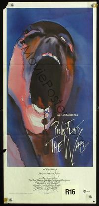 9j970 WALL Aust daybill '82 Pink Floyd, Roger Waters, rock & roll, great artwork!