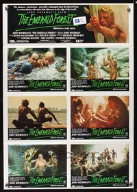 9j488 EMERALD FOREST Aust LC poster '85 John Boorman, Powers Boothe, based on a true story!