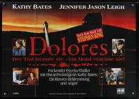 9j051 DOLORES CLAIBORNE video German 33x47 '95 Kathy Bates, Jennifer Jason Leigh, from Stephen King