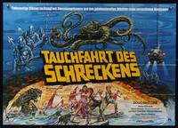 9j106 WARLORDS OF ATLANTIS German 33x47 '78 really cool different fantasy artwork with monsters!