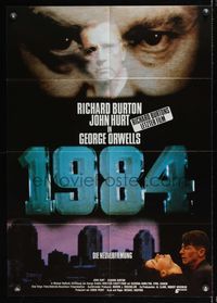 9j110 1984 German '84 George Orwell, John Hurt, creepy image of Big Brother!