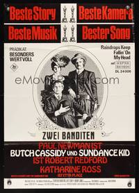 9j170 BUTCH CASSIDY & THE SUNDANCE KID German '69 Paul Newman, Robert Redford, Katharine Ross