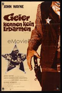 9j172 CAHILL German '73 George Kennedy, classic United States Marshall big John Wayne!