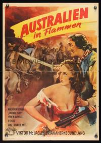 9j174 CAPTAIN FURY German '51 directed by Hal Roach, Brian Aherne, Victor McLaglen