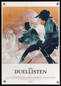 9j235 DUELLISTS German '77 Ridley Scott, Keith Carradine, Harvey Keitel, cool fencing image!