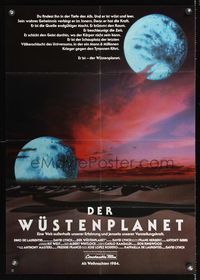 9j236 DUNE German '84 David Lynch sci-fi epic, art of desert planet!