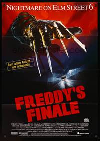 9j262 FREDDY'S DEAD German '91 Robert Englund as Freddy Krueger, art of infamous knife hand!