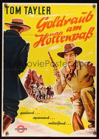 9j287 BROTHERS OF THE WEST German '50s Tom Tyler in western action!