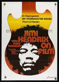 9j317 JIMI PLAYS BERKELEY German '73 Jimi Hendrix at Berkeley, California!