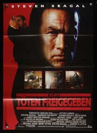 9j348 MARKED FOR DEATH German '90 tough guy Steven Seagal is a good cop in a bad mood!