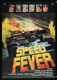 9j420 SPEED FEVER German '78 Mario Andretti, Emmerson Fittipaldi, Formula One racing action!