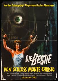9j443 TOMB OF TORTURE German '64 Antonio Boccaci's Metempsyco, wild Rehak horror artwork!