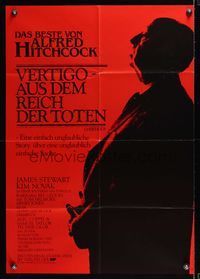 9j457 VERTIGO German R83 Alfred Hitchcock classic, really cool profile of director!