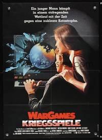 9j466 WARGAMES German '83 teen Matthew Broderick plays video games to start World War III!