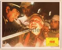 9k147 1941 LC #5 '79 Steven Spielberg, Toshiro Mifune with sword threatens Slim Pickens!