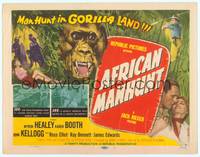 9k004 AFRICAN MANHUNT style A TC '54 in the forbidden jungle where no white man dared go!