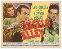 9k007 ANGELS' ALLEY signed TC '48 by Whitey Billy Benedict, shown with Leo Gorcey & The Bowery Boys