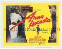 9k008 ANNA LUCASTA TC '59 art of red-hot night-time girl Eartha Kitt & Sammy Davis Jr.!