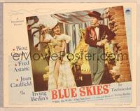 9k178 BLUE SKIES LC #8 '46 Bing Crosby in gaucho suit with sexy Olga San Juan, Irving Berlin!