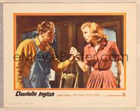9k196 CLAUDELLE INGLISH LC #3 '61 Arthur Kennedy grabs bad girl Diane McBain's hand!