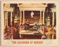 9k200 COLOSSUS OF RHODES LC #7 '61 Sergio Leone, city leaders looking at scale model of statue!