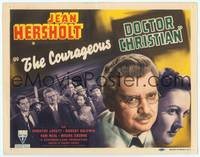 9k023 COURAGEOUS DR. CHRISTIAN TC '40 Jean Hersholt fights an epidemic, Tom Neal!