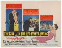 9k043 GIRL IN THE RED VELVET SWING TC '55 art of half-dressed Joan Collins as Evelyn Nesbitt Thaw!