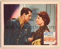 9k284 I WAS A MALE WAR BRIDE LC #5 '49 close up of Cary Grant glaring at beautiful Ann Sheridan!