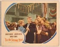 9k286 I'LL BE SEEING YOU LC '45 Joseph Cotten dancing with Ginger Rogers, Spring Byington