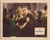 9k293 IRON CURTAIN LC #4 '48 close up of Dana Andrews dancing cheek-to-cheek with Gene Tierney!