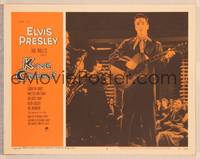 9k307 KING CREOLE LC #8 '58 great full-length image of Elvis Presley with guitar on stage!