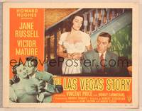9k315 LAS VEGAS STORY LC #6 '52 sexy Jane Russell standing over Hoagy Carmichael at piano!