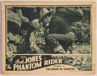 9k374 PHANTOM RIDER CH 3 LC '36 cowboy Buck Jones helps wounded old guy in Universal serial!