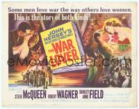 9k136 WAR LOVER TC '62 Steve McQueen & Robert Wagner loved war like others loved women!