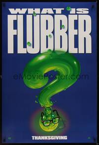 9m217 FLUBBER DS teaser 1sh '97 Walt Disney, Robin Williams, what is flubber?
