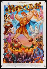 9m271 HERCULES DS 1sh '97 Walt Disney Ancient Greece fantasy cartoon!
