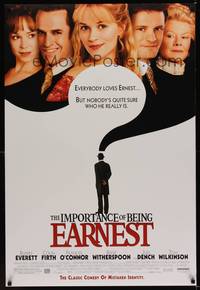 9m287 IMPORTANCE OF BEING EARNEST DS 1sh '02 Rupert Everett, Reese Witherspoon, and Judi Dench!