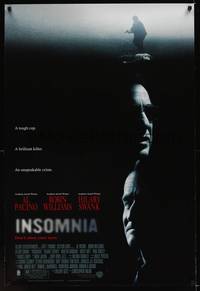 9m310 INSOMNIA DS 1sh '02 Al Pacino, Robin Williams, Christopher Nolan directed!