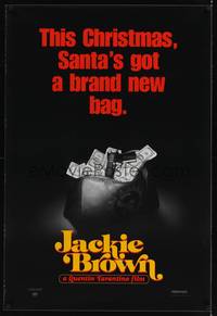 9m326 JACKIE BROWN teaser 1sh '97 Quentin Tarantino, Santa's got a brand new bag!