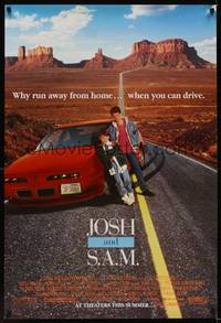 9m338 JOSH & S.A.M. advance 1sh '93 Jacob Tierney, Noah Fleiss, why run away when you can drive!