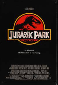 9m343 JURASSIC PARK DS 1sh '93 Steven Spielberg, Richard Attenborough re-creates dinosaurs!