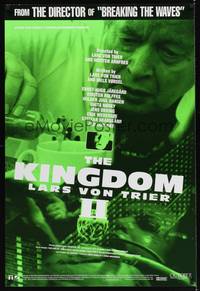 9m347 KINGDOM II arthouse 1sh '97 Riget II, Udo Kier, Lars von Trier, Danish horror!