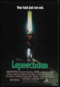 9m359 LEPRECHAUN DS 1sh '93 creepy image, your luck just ran out!
