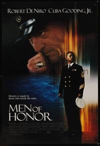 9m401 MEN OF HONOR style A int'l DS 1sh '00 Cuba Gooding Jr, Robert De Niro, U.S. Navy!