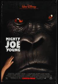 9m405 MIGHTY JOE YOUNG advance DS 1sh '98 close-up image of giant ape!