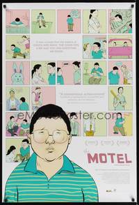 9m412 MOTEL arthouse 1sh '05 Michael Kang, Jeffrey Chayu, Sung Kang, cool comic art!